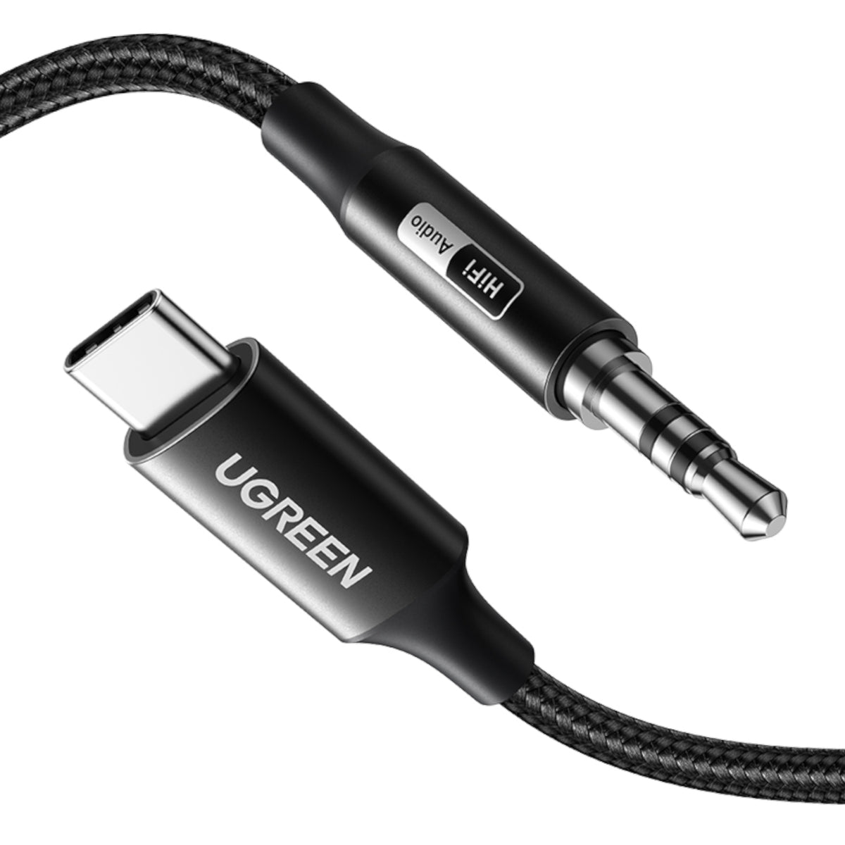 Image 3 for UGREEN USB Type-C to 3.5mm AUX Audio Cable 1M - Black
