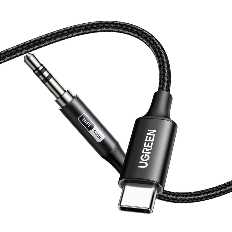 Image 2 for UGREEN USB Type-C to 3.5mm AUX Audio Cable 3M - Black