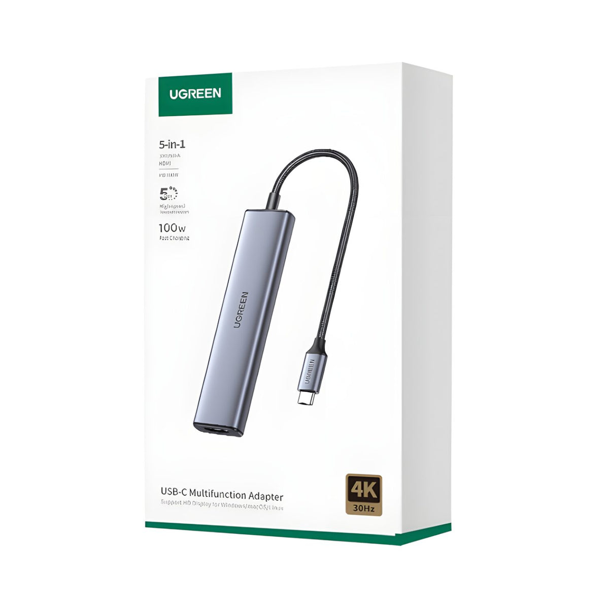 Image 6 for UGREEN Revodok 5-in-1 Type-C Hub | 4K HDMI | Type-C | USB3.0 | USB2.0
