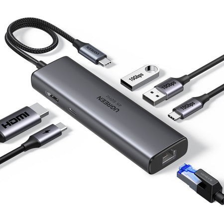 Image 2 for UGREEN CM512 6-in-1 USB Type-C Docking Station