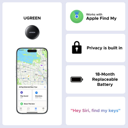 Image 9 for UGREEN FineTrack Mini Smart Finder for Apple Devices