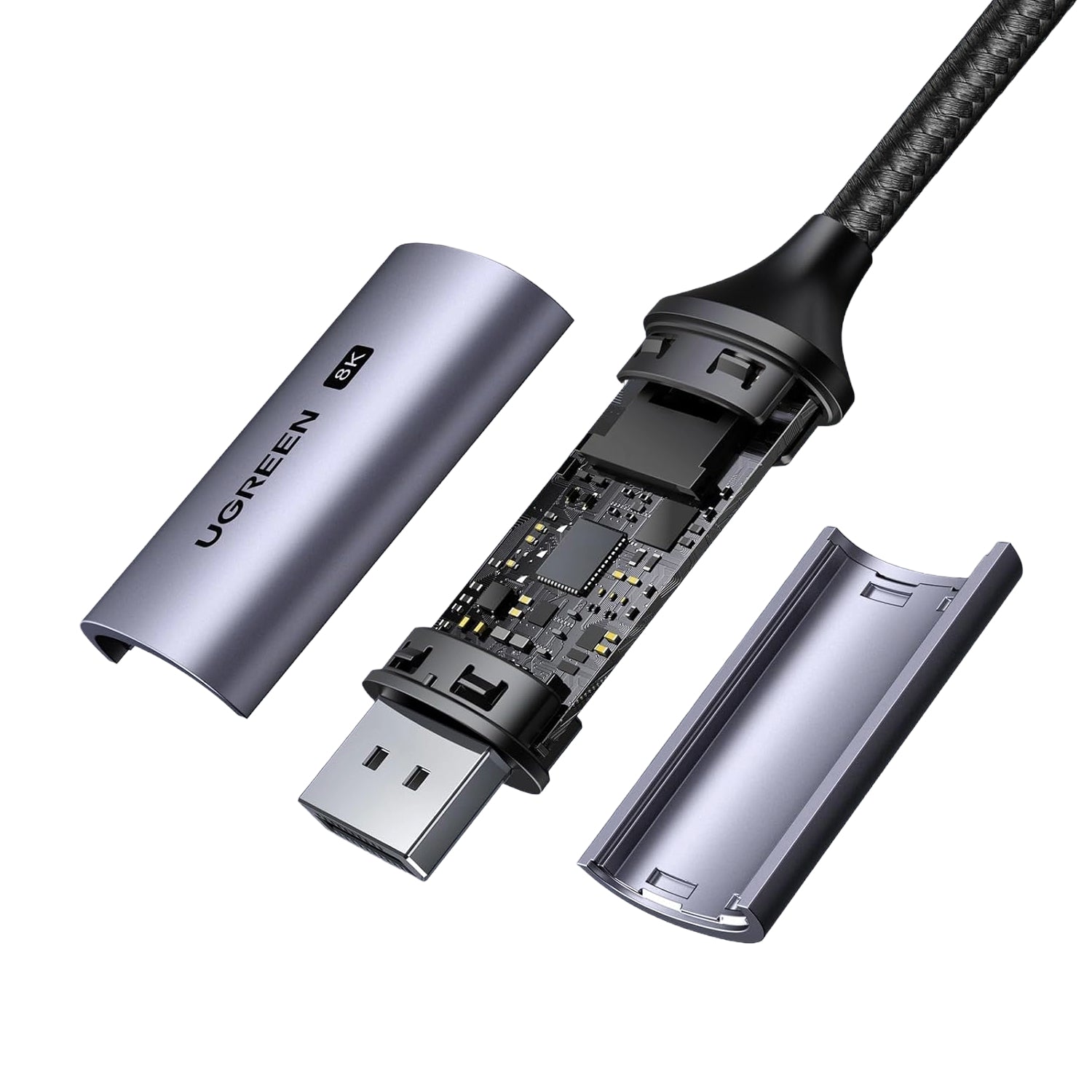 Image 2 for UGREEN USB Type-C to DisplayPort 1.4 Cable 2m