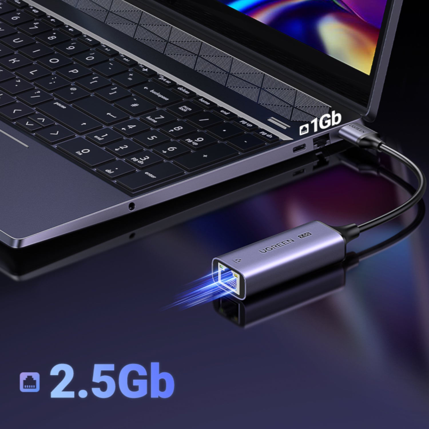 Image 3 for UGREEN USB-A 3.2 Gen 1 to 2.5G Ethernet Adapter