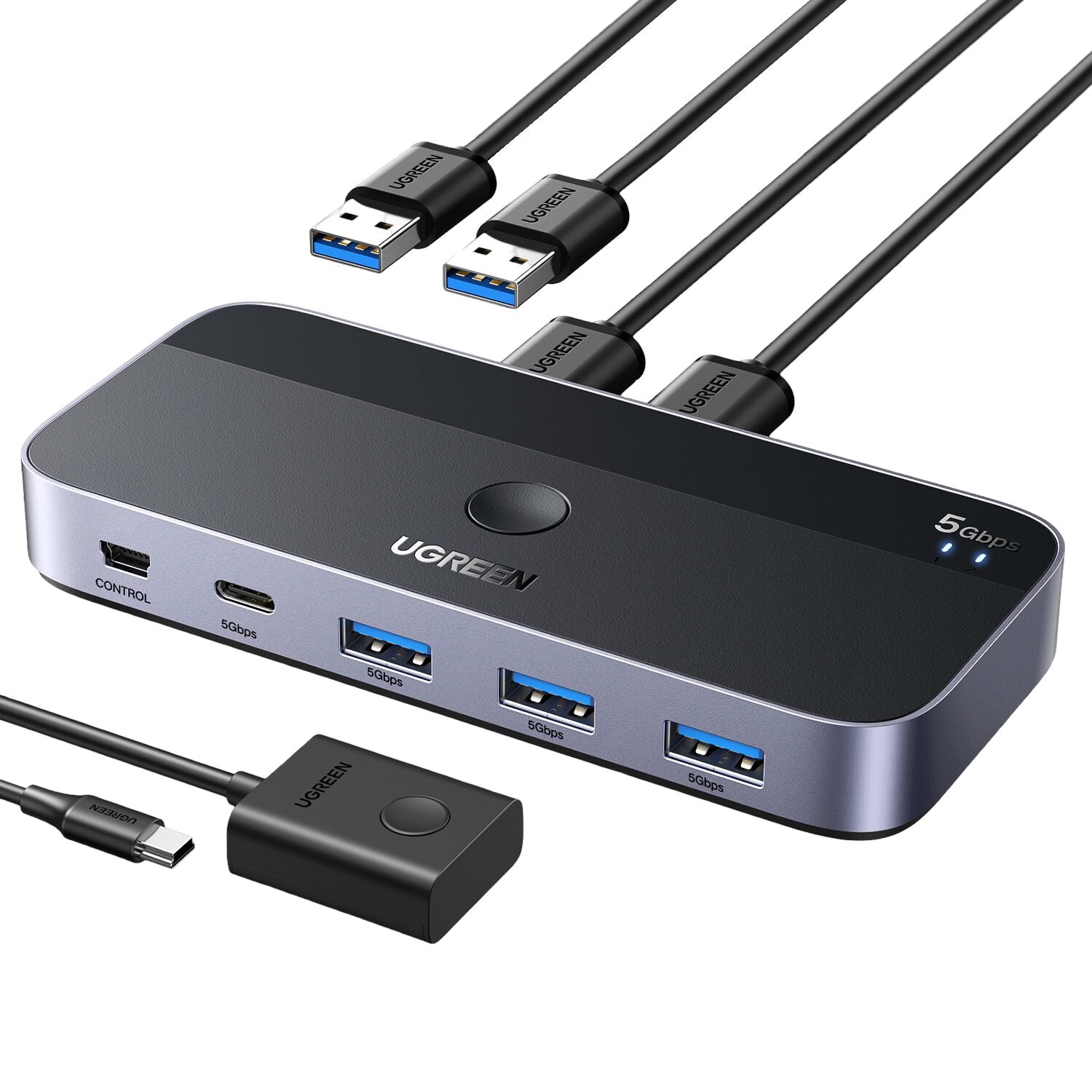 Image 2 for UGREEN Sharing Switch Box 2-in-4 Out