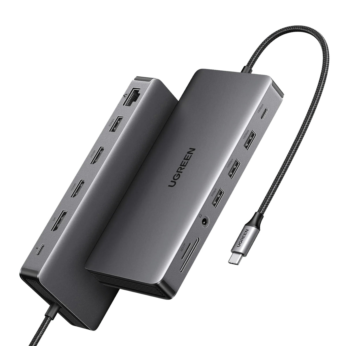 Image 2 for UGREEN CM681 Revodok Pro 13-in-1 USB Type-C HDMI and DisplayPort Docking Station