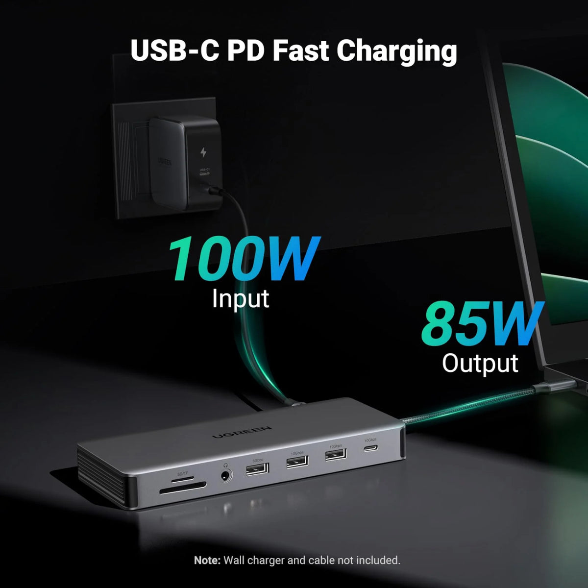 Image 4 for UGREEN CM681 Revodok Pro 13-in-1 USB Type-C HDMI and DisplayPort Docking Station