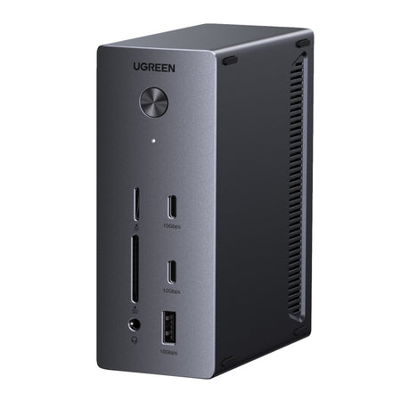 Image 1 for UGreen 14-in-1 USB Type-C TO USB/2x HDMI/DP/RJ45 Docking Station