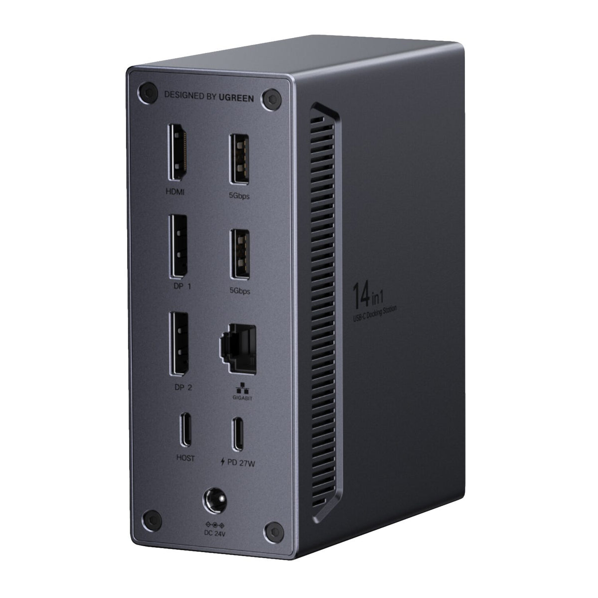 Image 2 for UGreen 14-in-1 USB Type-C TO USB/2x HDMI/DP/RJ45 Docking Station