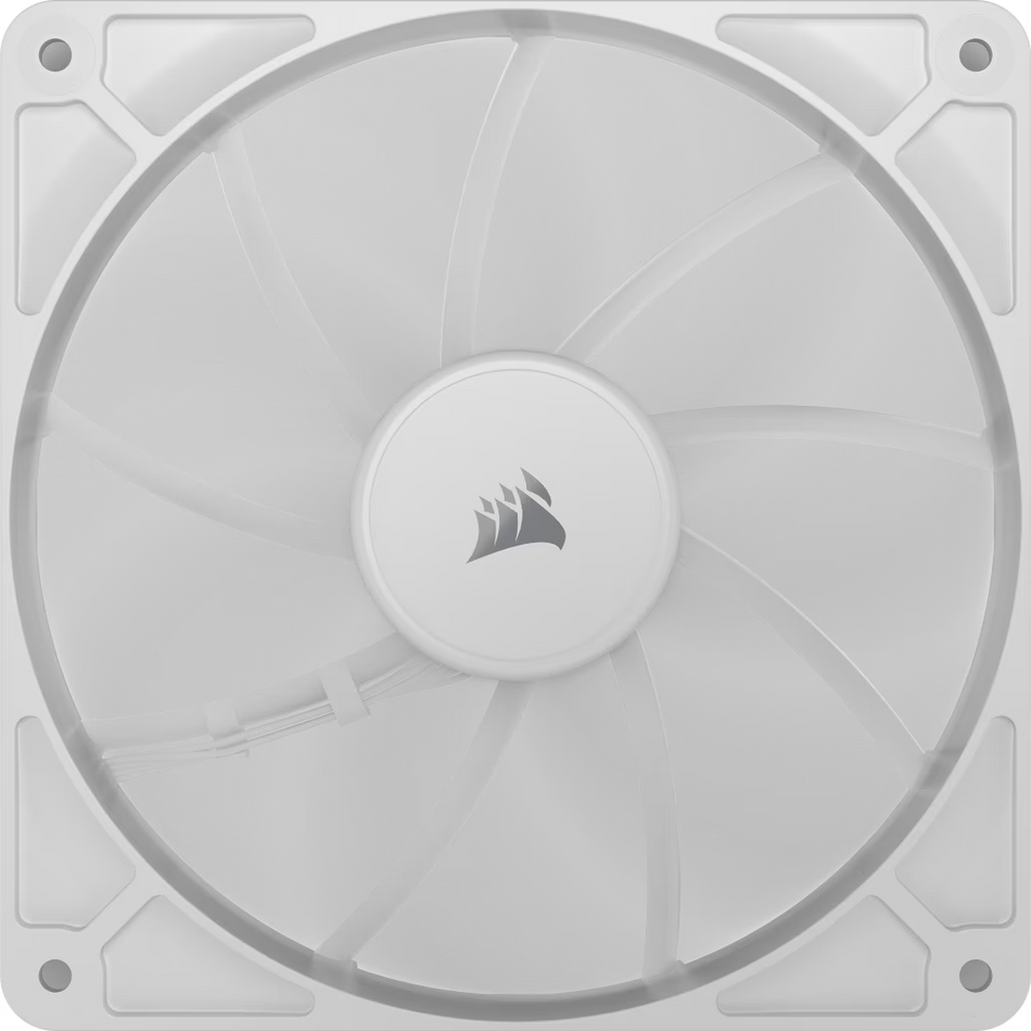 Corsair RS140 140mm PWM Dual Pack Case Fans - White