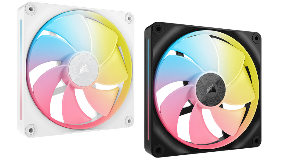 CORSAIR LX-R RGB Series 120mm Single Fan - White