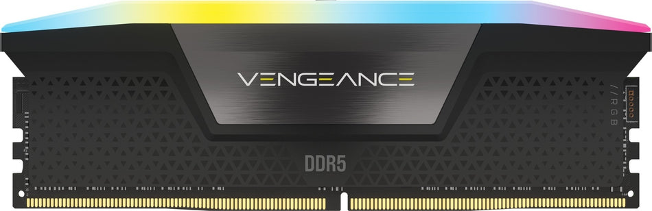 CORSAIR VENGEANCE RGB DDR5 16GB (1 x 16GB) DDR5 5600 CL40-40-40-77 1.25V Intel XMP - BLACK.