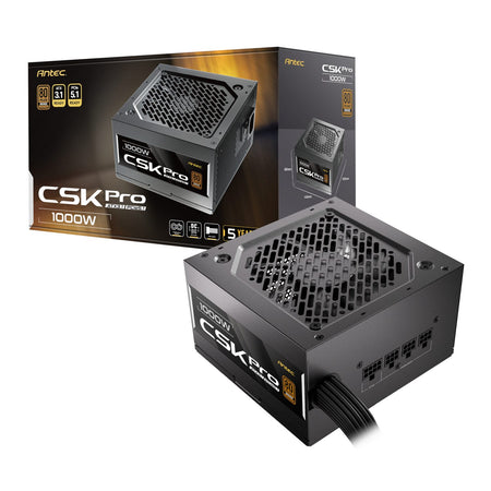 Image 1 for Antec CSK1000 PRO ATX3.1 Semi-Modular 1000W Power Supply (80 PLUS Bronze, PCIe 5.1, ATX 3.1 Certified)