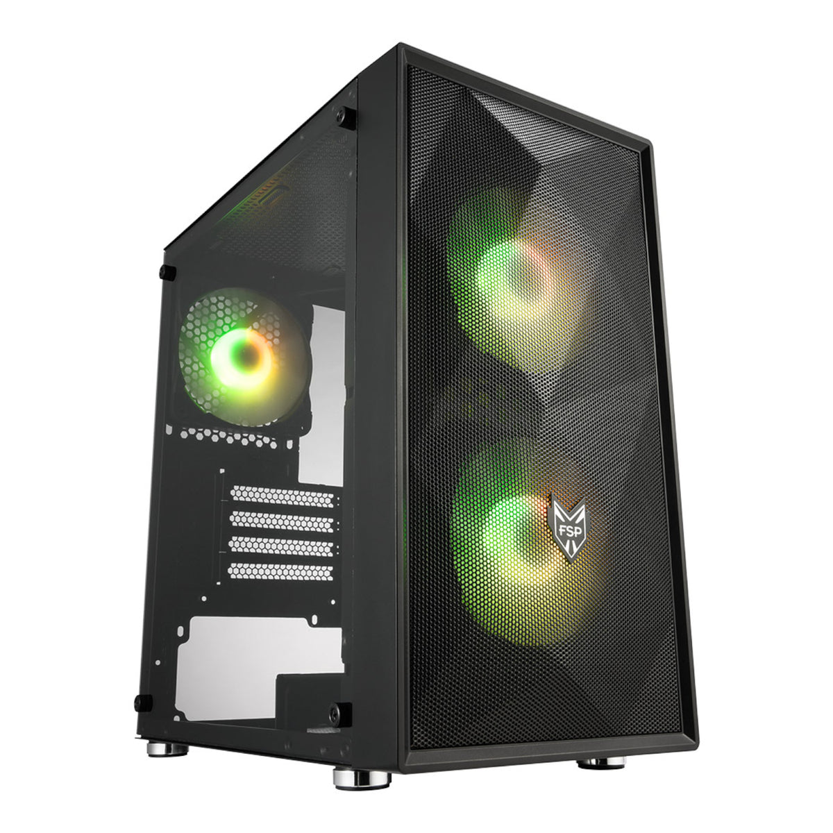 Image 2 for FSP CST130A Micro-ATX Gaming Chassis - Black