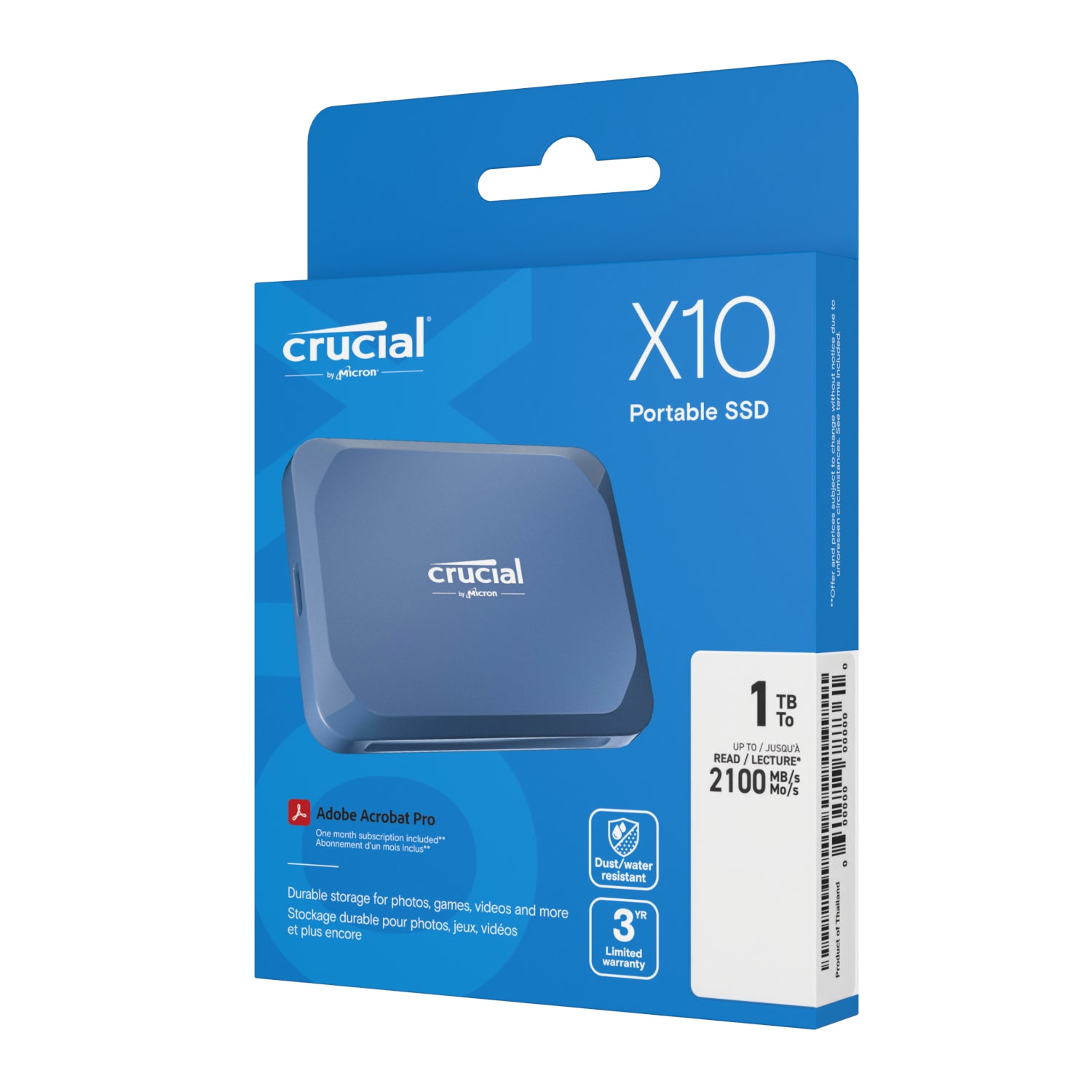 Image 5 for Crucial X10 1TB Type-C Portable SSD