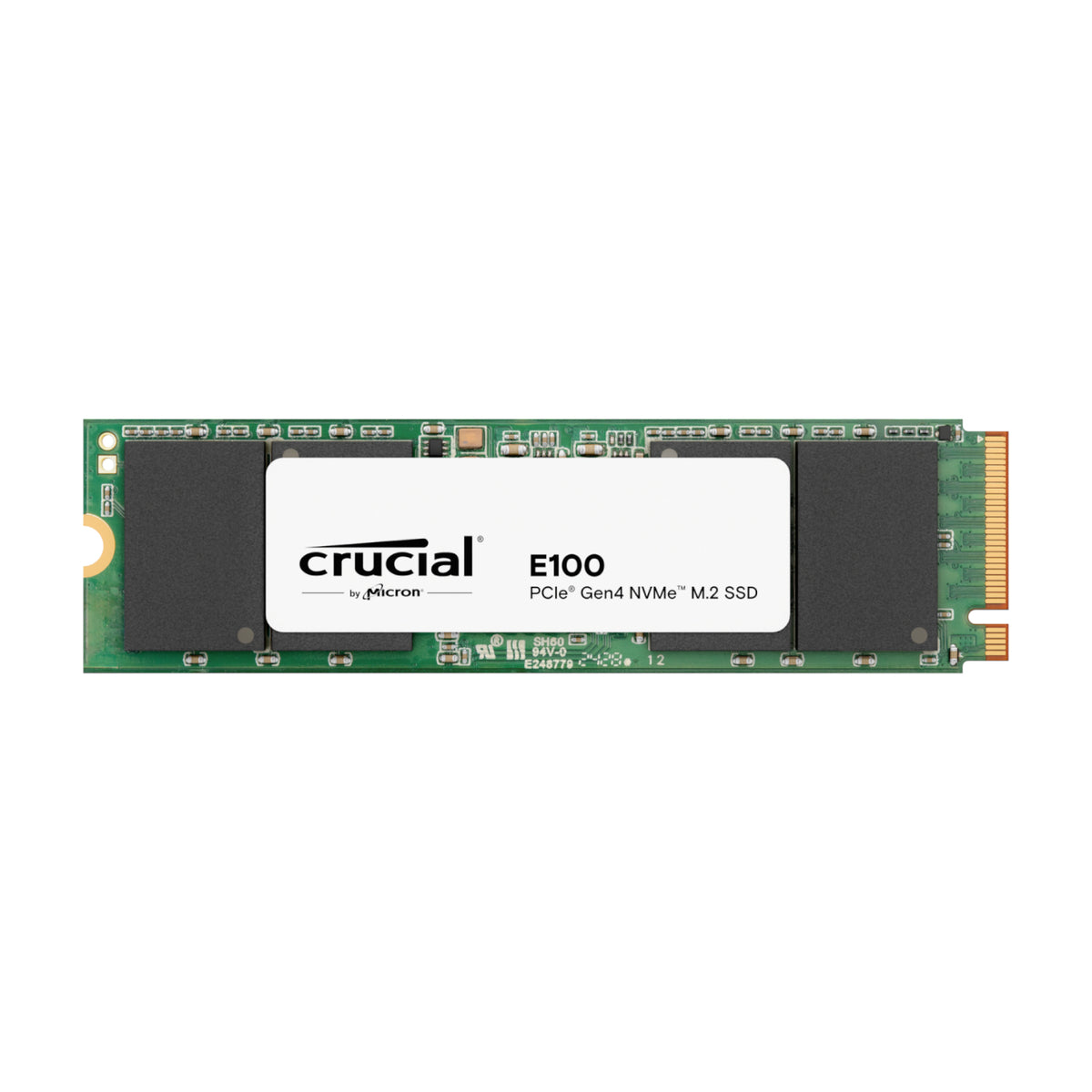Image 1 for Crucial E100 480GB PCIe Gen4 2280 NVMe M.2 SSD