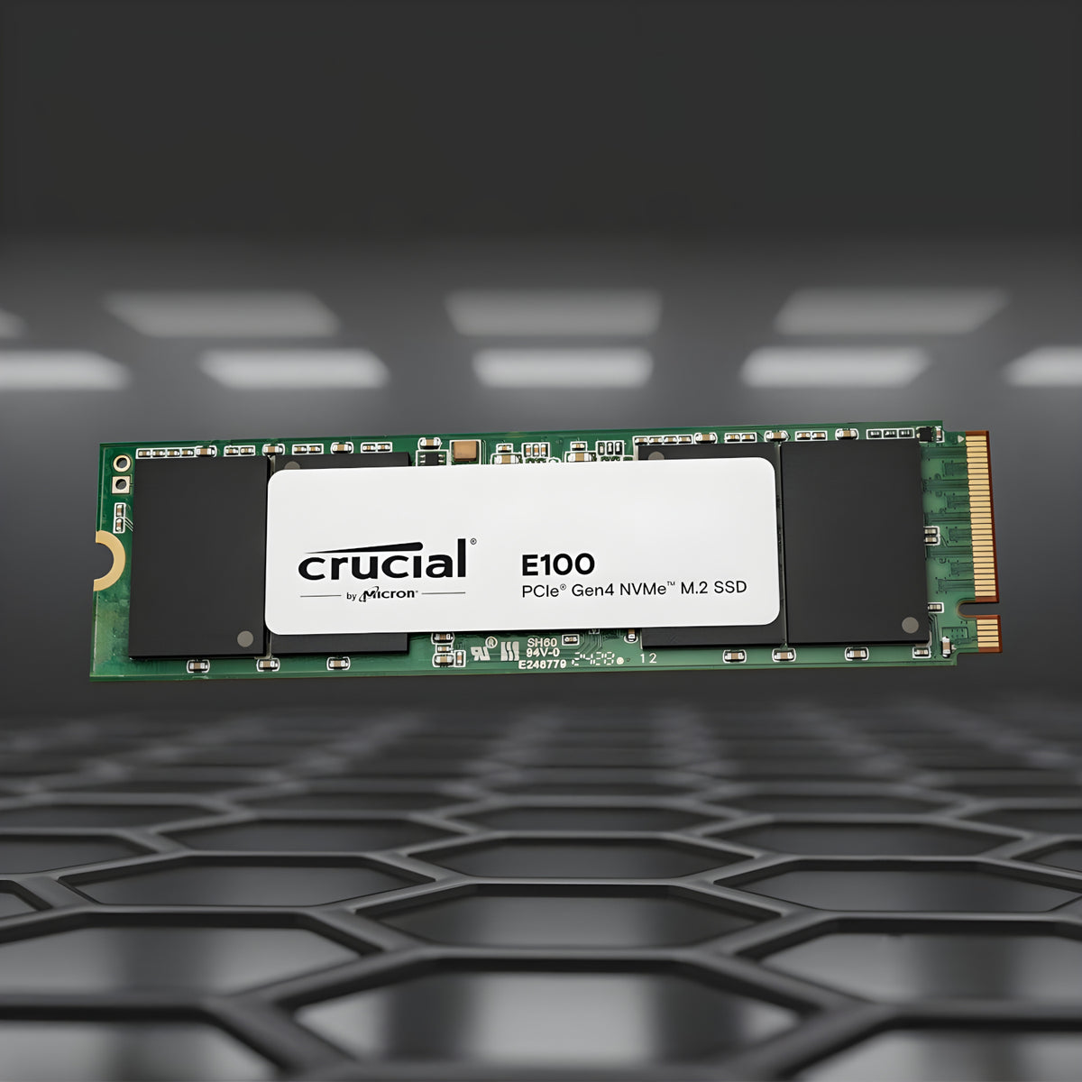 Image 3 for Crucial E100 480GB PCIe Gen4 2280 NVMe M.2 SSD