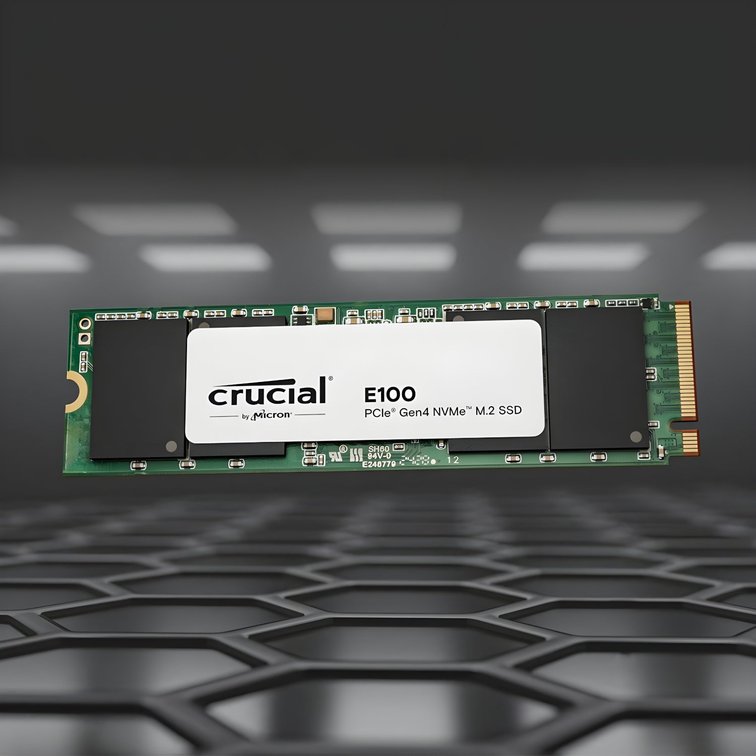 Image 3 for Crucial E100 480GB PCIe Gen4 2280 NVMe M.2 SSD