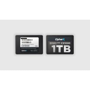 Image 1 for CipherX CX1000 PRO 1TB 2.5" SATA III SSD - 3D NAND TLC, NANDXtend ECC, Hyper SLC Cache, TCG/AES Encryption