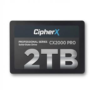 Image 1 for CipherX CX2000 PRO 2TB 2.5" SATA SSD - 3D NAND TLC, NANDXtend ECC, SLC Caching, TCG & AES Encryption