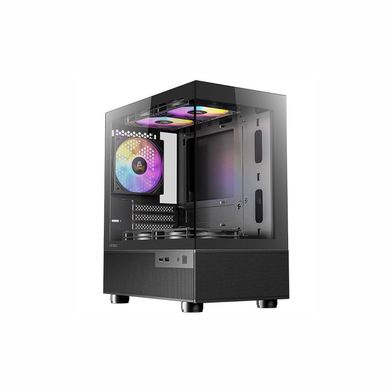 Image 1 for Antec CX200M Elite Micro-ATX | ITX RGB Mini-Tower Gaming Chassis - Black