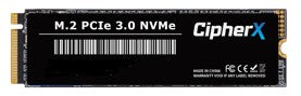 Image 1 for CipherX C-Series 256GB M.2 2280 NVMe PCIe Gen3 x4 SSD - 2100/1500 MB/s 3D NAND