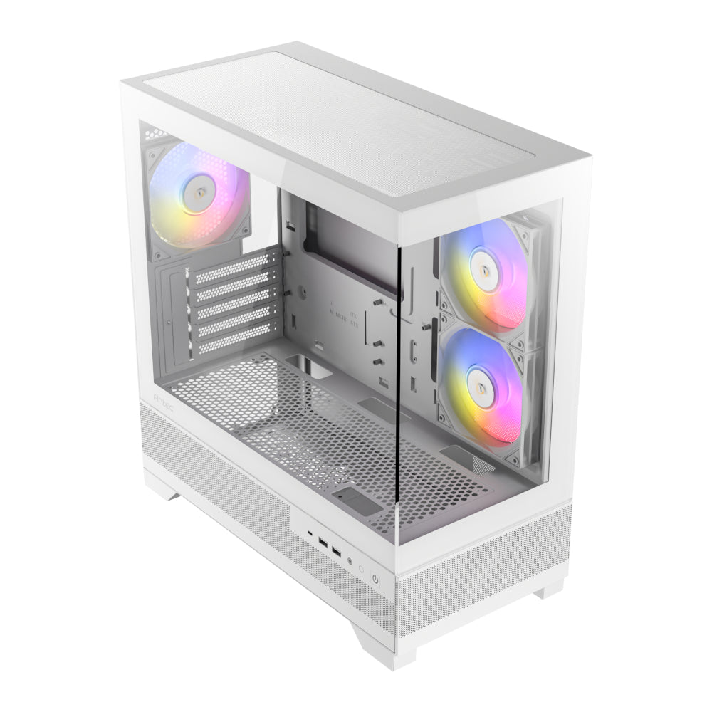 Image 5 for Antec CX500M Micro-ATX | ITX RGB Mini-Tower Gaming Chassis Type-C - White
