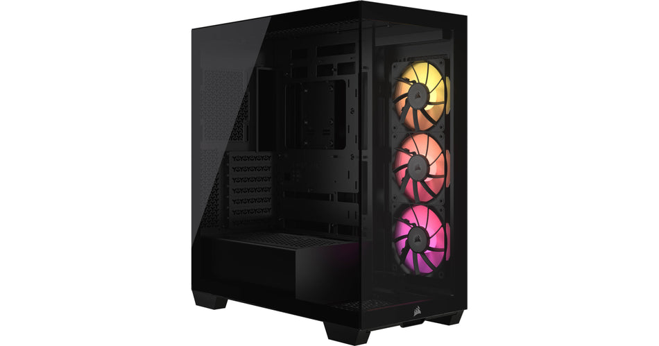 Corsair FRAME 4500X RS-R ARGB Panoramic Glass Mid-Tower PC Case - Black