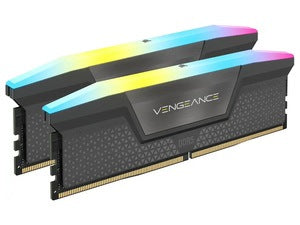 Corsair Vengeance RGB 32GB (2x16GB) DDR5 6400MT/s CL36 Memory Kit - Grey