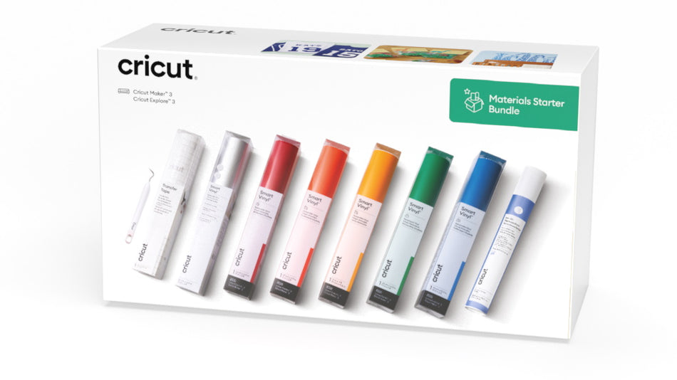 Cricut Materials Starter Bundle for Explore 3 and Maker 3