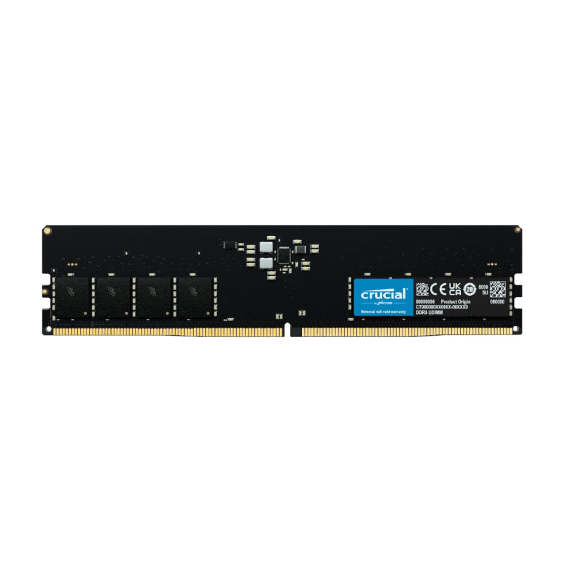 Crucial 16GB DDR5-4800 UDIMM Desktop Memory - CT16G48C40U5
