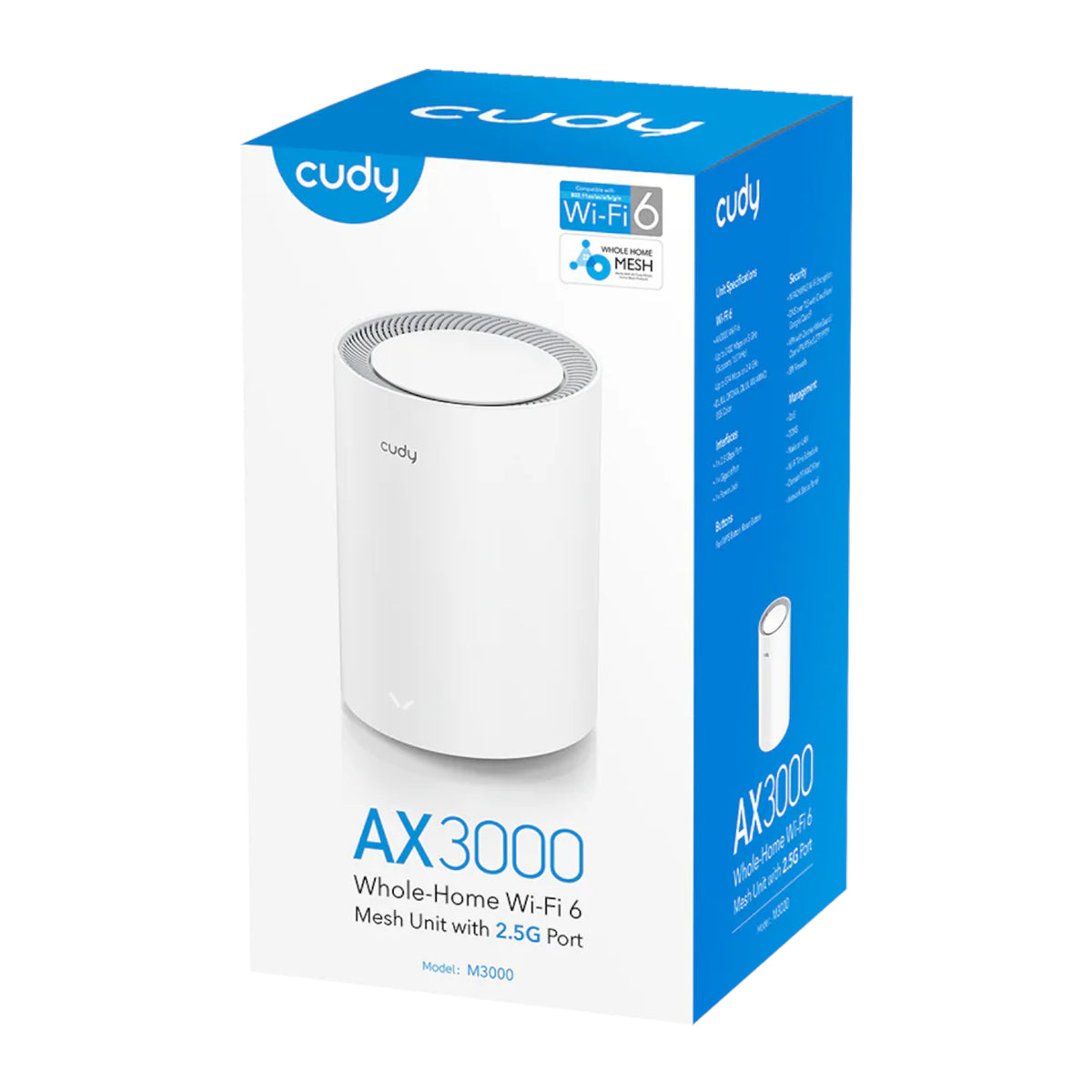 Image 5 for Cudy AX3000 Wi-Fi 6 Mesh Kit 1 Pack - White