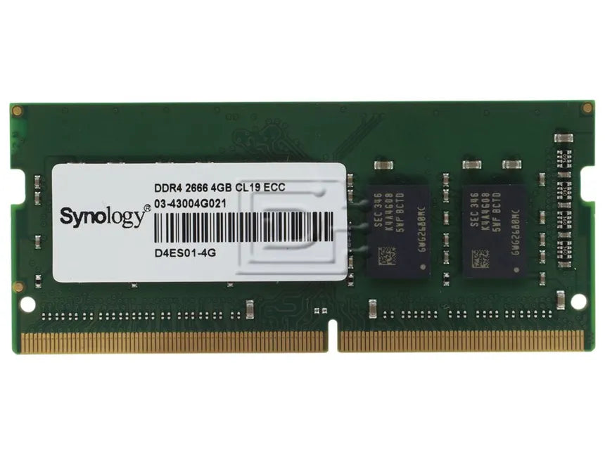 Synology D4NS01-4G 4GB DDR4 Non-ECC SODIMM Memory Module