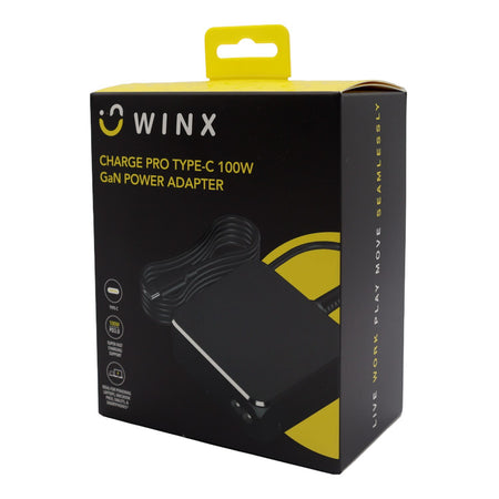 Image 7 for ﻿WINX ﻿CHARGE PRO TYPE-C 100W GaN POWER ADAPTER