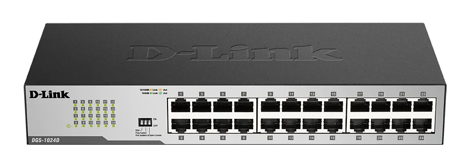 D-Link DGS-1024DE 24-Port Gigabit Unmanaged Switch