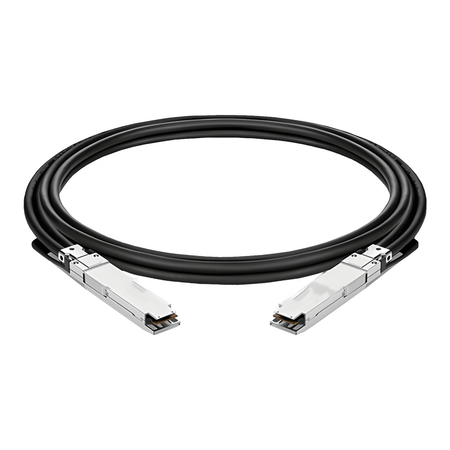 Image 1 for PNY QSFP to QSFP 112G Ethernet DAC Cable - 0.4m 32AWG