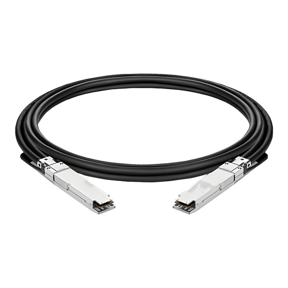 Image 1 for PNY QSFP to QSFP 112G Ethernet DAC Cable - 0.4m 32AWG