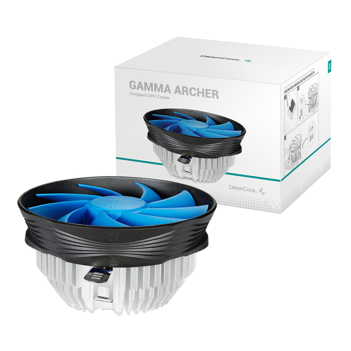 Image 1 for DeepCool Gamma Archer 120mm CPU Cooler - Black/Blue