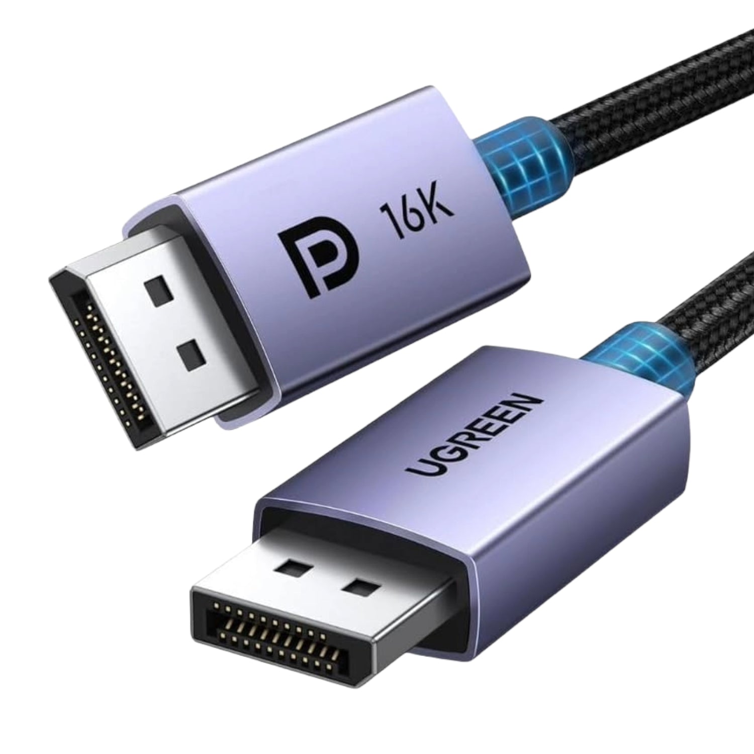 Image 1 for UGREEN DP2.1 Male to Male 16K Braided 2M Cable