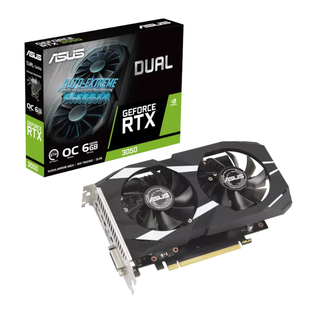 Image 1 for ASUS Nvidia GeForce RTX 3050 Dual OC 6G Graphic Card