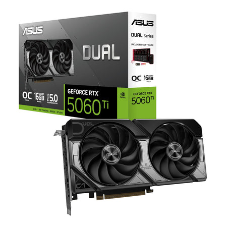 Image 1 for ASUS Dual GeForce RTX 5060 Ti OC Edition 16GB GDDR7 Graphics Card