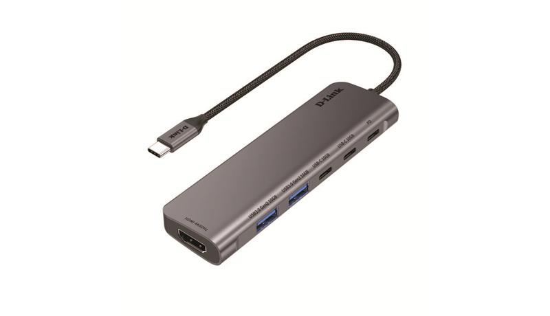 D-Link 6-in-1 USB-C Adapter
