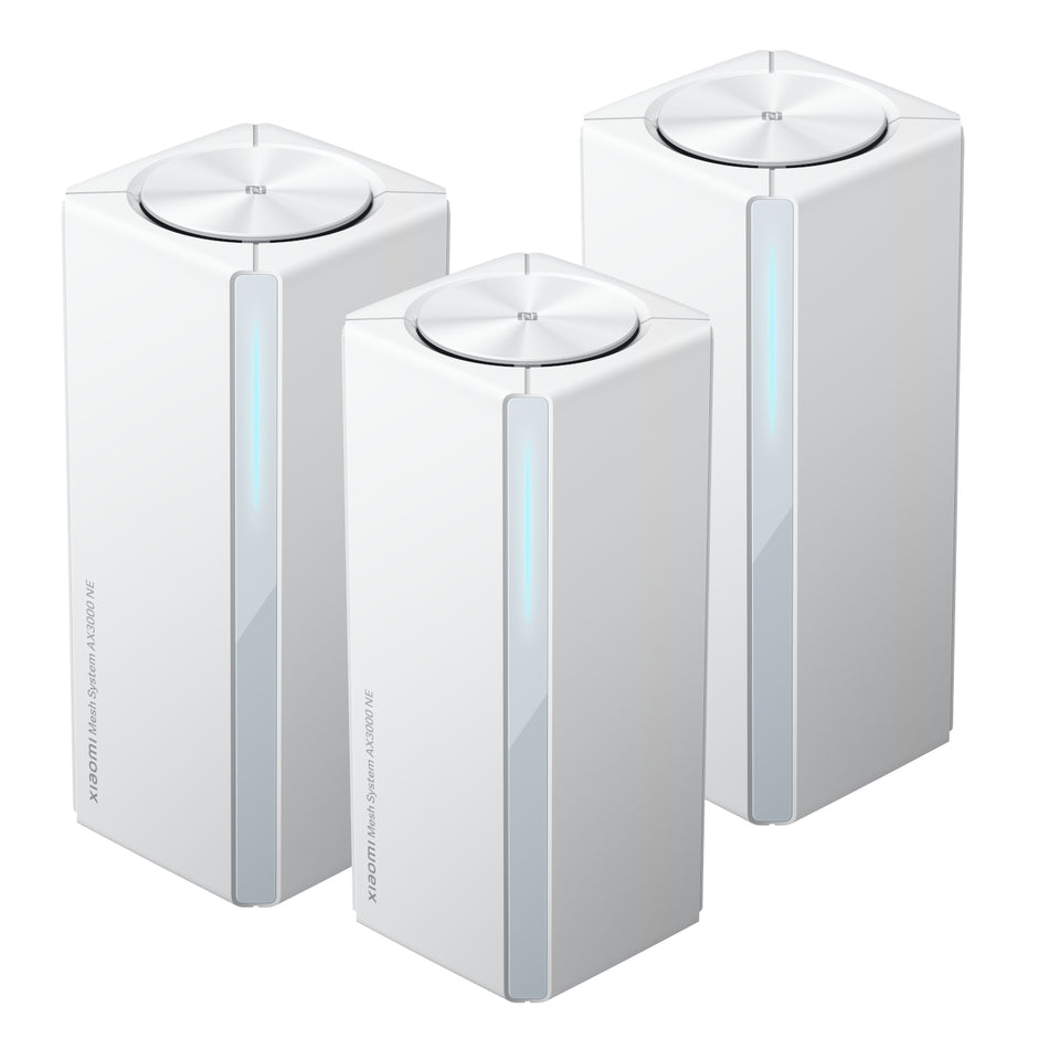 Image 1 for Xiaomi Mesh System AX3000 NE Whole-Home Wi-Fi 6 Router (3-Pack) – White