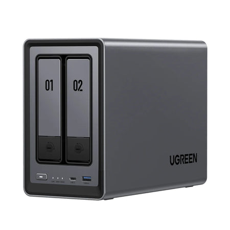 Image 2 for UGreen NASync DXP2800 2 Bay NAS with Seagate Ironwolf NAS 16TB SATA Hard Drive V2 Bundle (2x 8TB)
