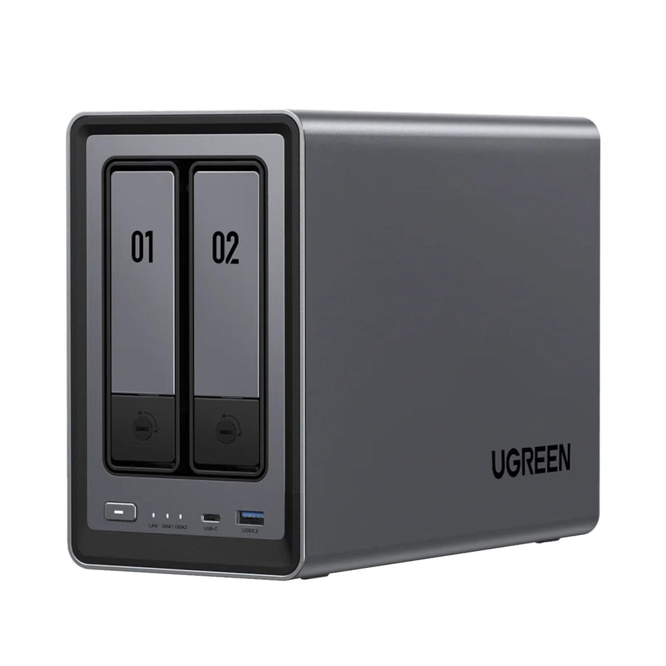 Image 2 for UGreen NASync DXP2800 2 Bay NAS with Seagate Ironwolf NAS 16TB SATA Hard Drive V2 Bundle (2x 8TB)