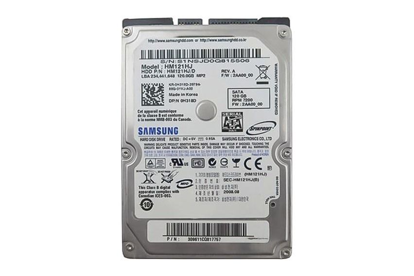 Durable 120GB Samsung 2.5" SATA HDD - 5400RPM