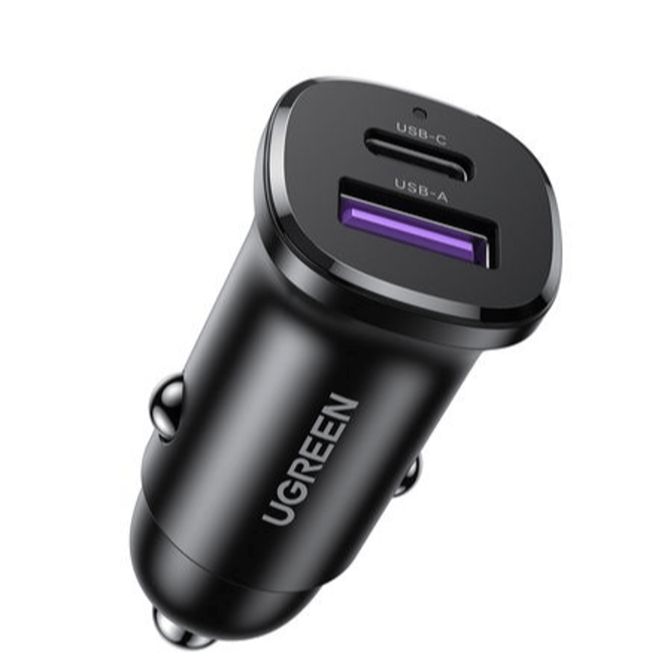 Image 1 for UGREEN Car Charger Fast Charging 30W 2Ports