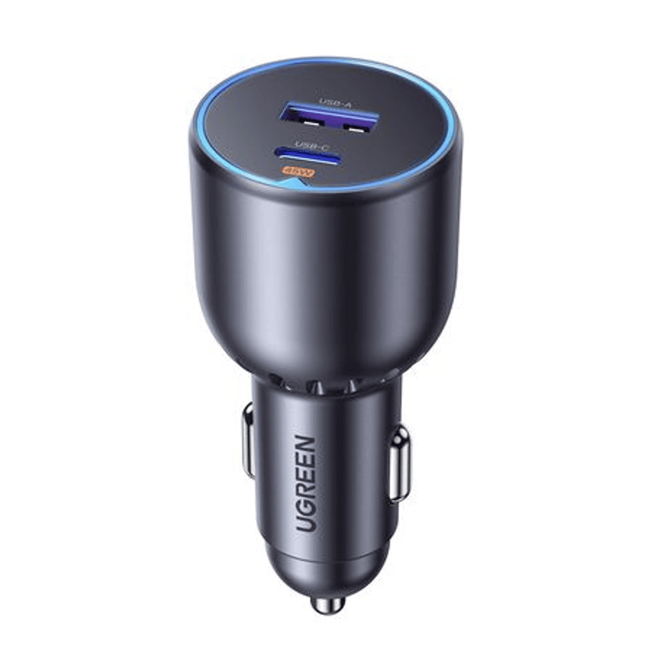 Image 1 for UGREEN 63W Type-C + USB A Fast Car Charger
