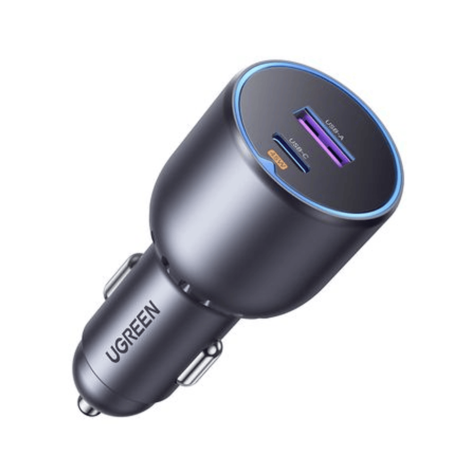 Image 2 for UGREEN 63W Type-C + USB A Fast Car Charger