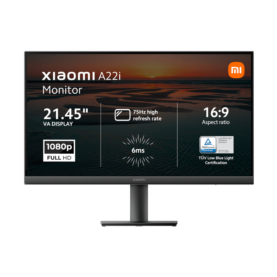 Image 1 for Xiaomi A22i 22" Full HD 1080p VA Monitor (75Hz, 6ms, and VESA Mount)