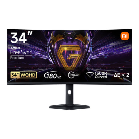 Image 1 for Xiaomi G34WQi 34" 1440p UltraWide VA Curved Gaming Monitor (180Hz, 1ms)